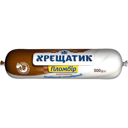 Морозиво Хрещатик 12% шоколад циліндр 500г